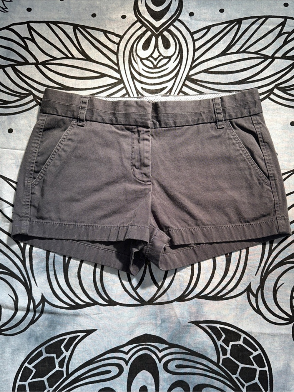 J. Crew 100% Cotton Broken In CHINO Shorts - Casual outdoors summer hiking khaki